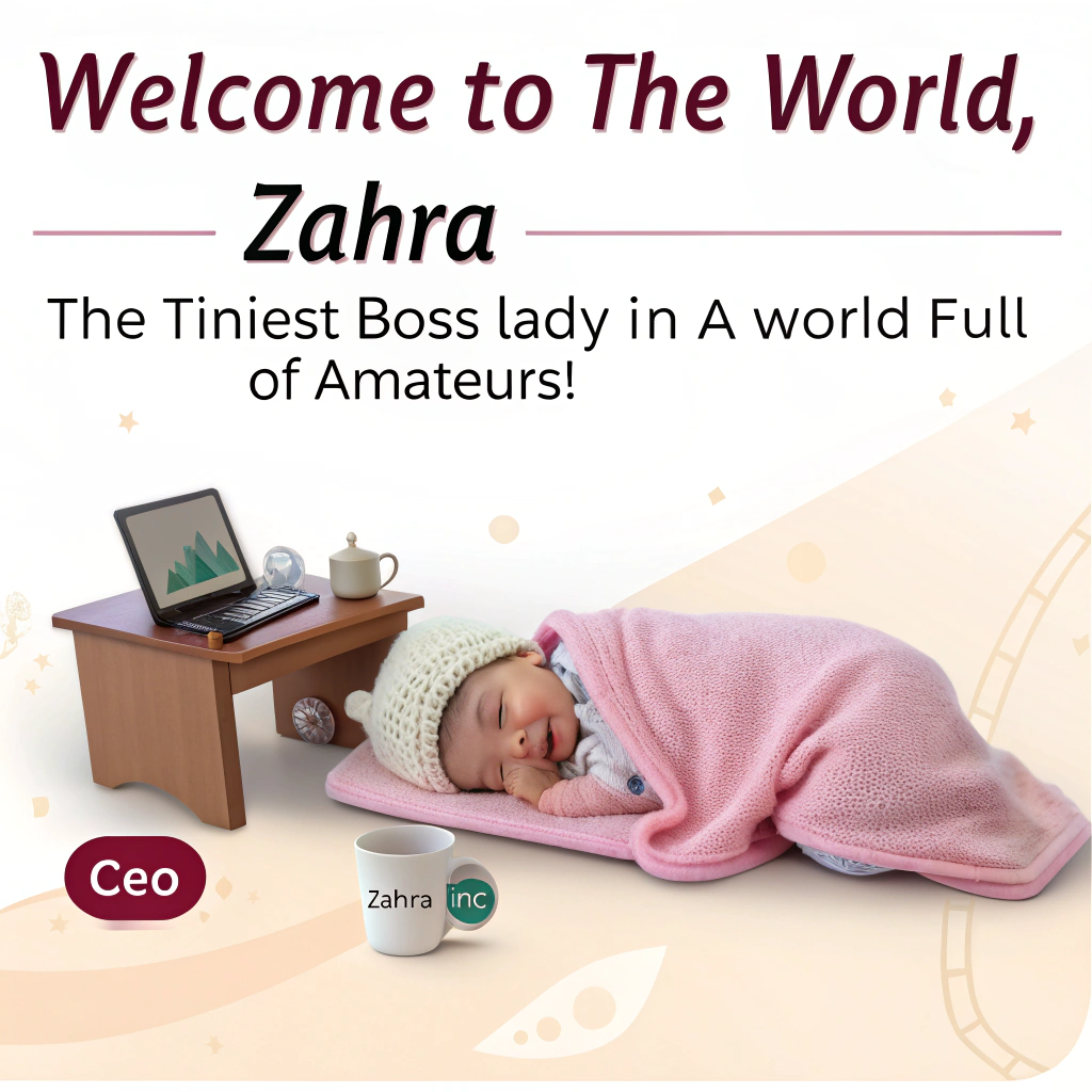 Baby girl New-baby Card