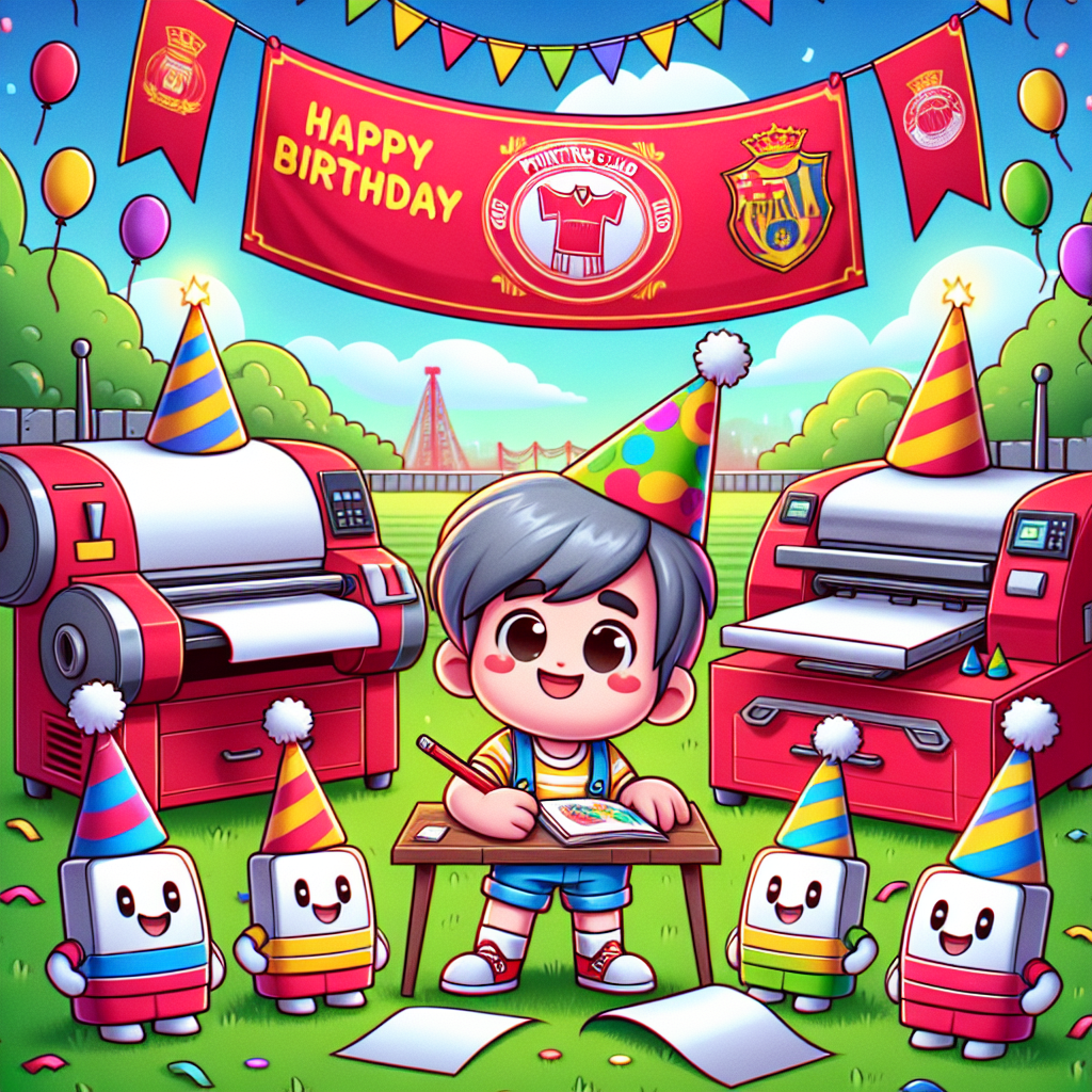 DRUPA, BBR GRAPHIC SALES, LIVERPOOL FC, PRINTING MACHINE, and JOHN WORSLEY Birthday Card