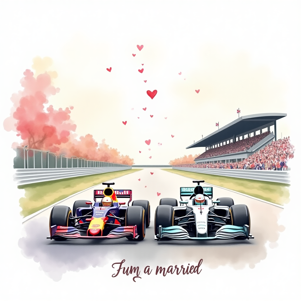Red bull racing, Mercedes racing, F1, Silverstone , and Wedding Card
