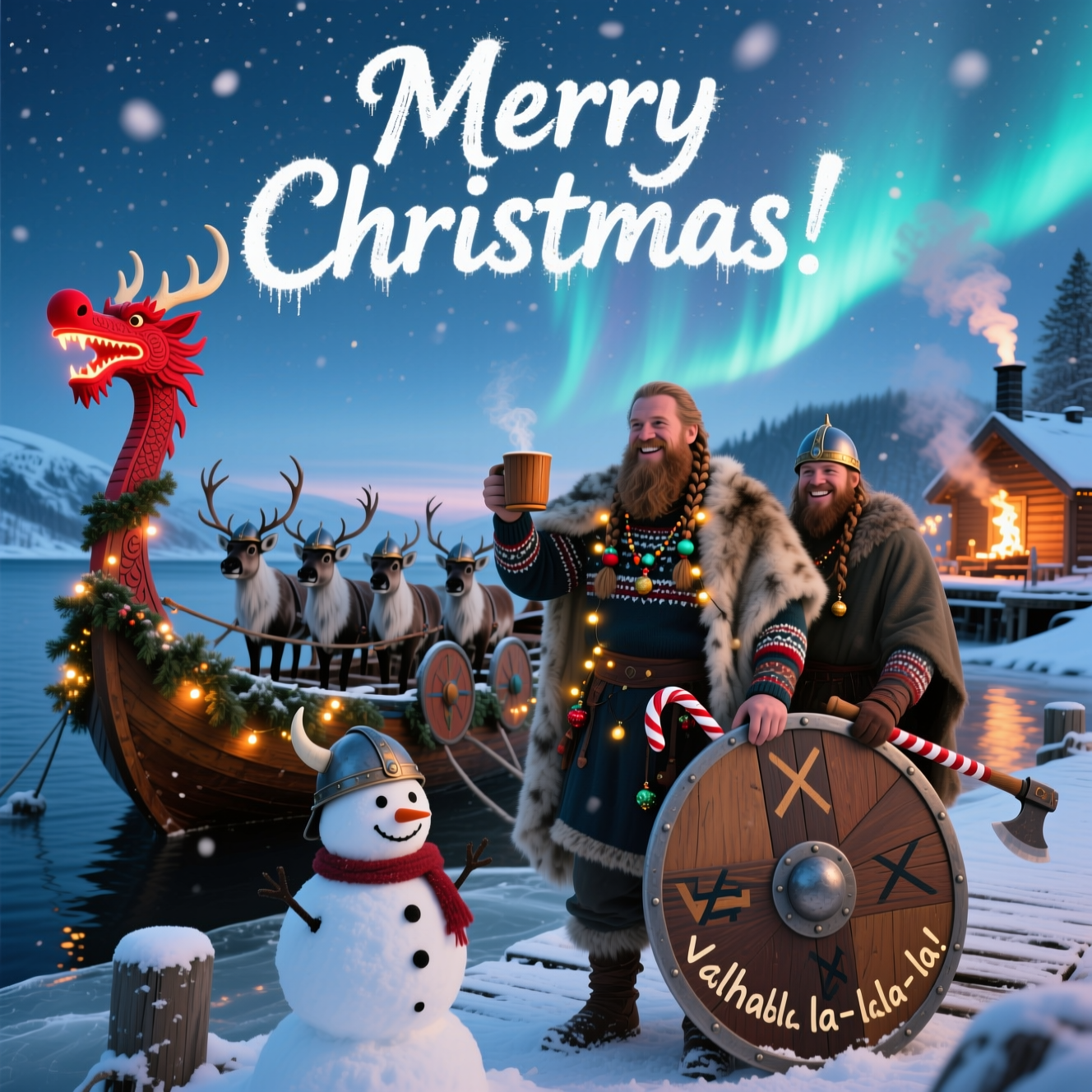 Vikings, and Christmas Card