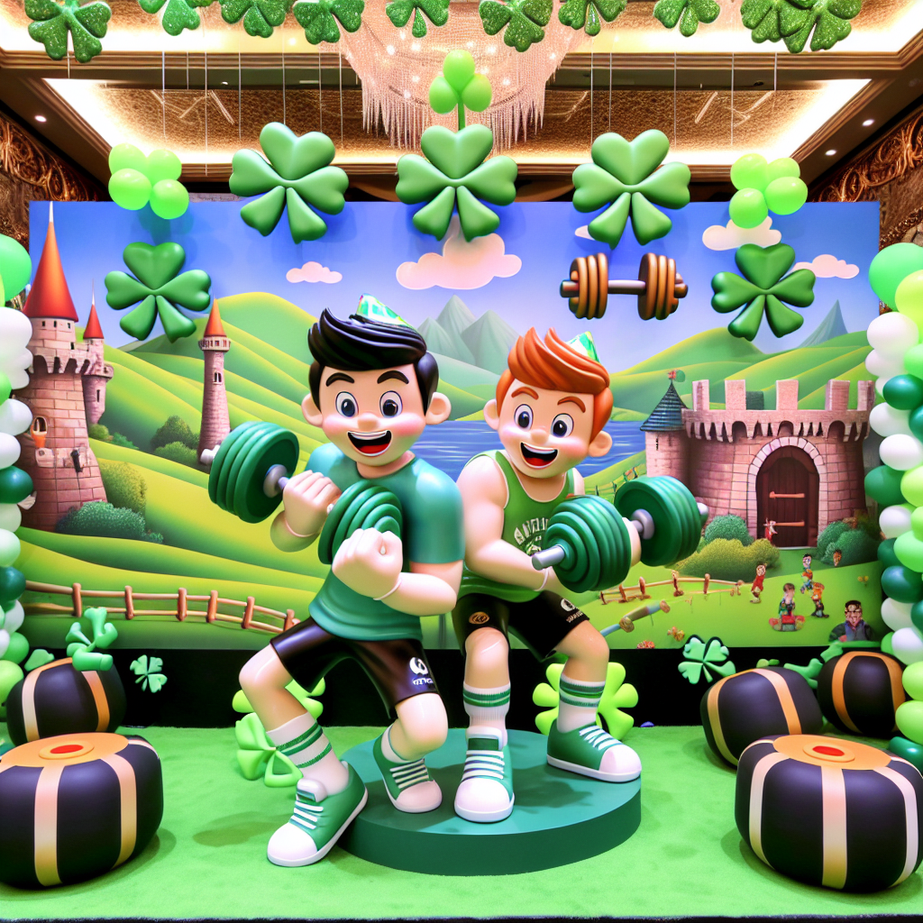 Ireland , Gym, and Sons Birthday Card