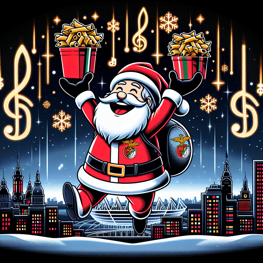 Benfica, Pasta, and Techno Christmas Card