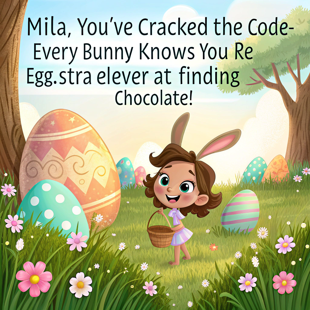 Easter egg hunt Easter Card