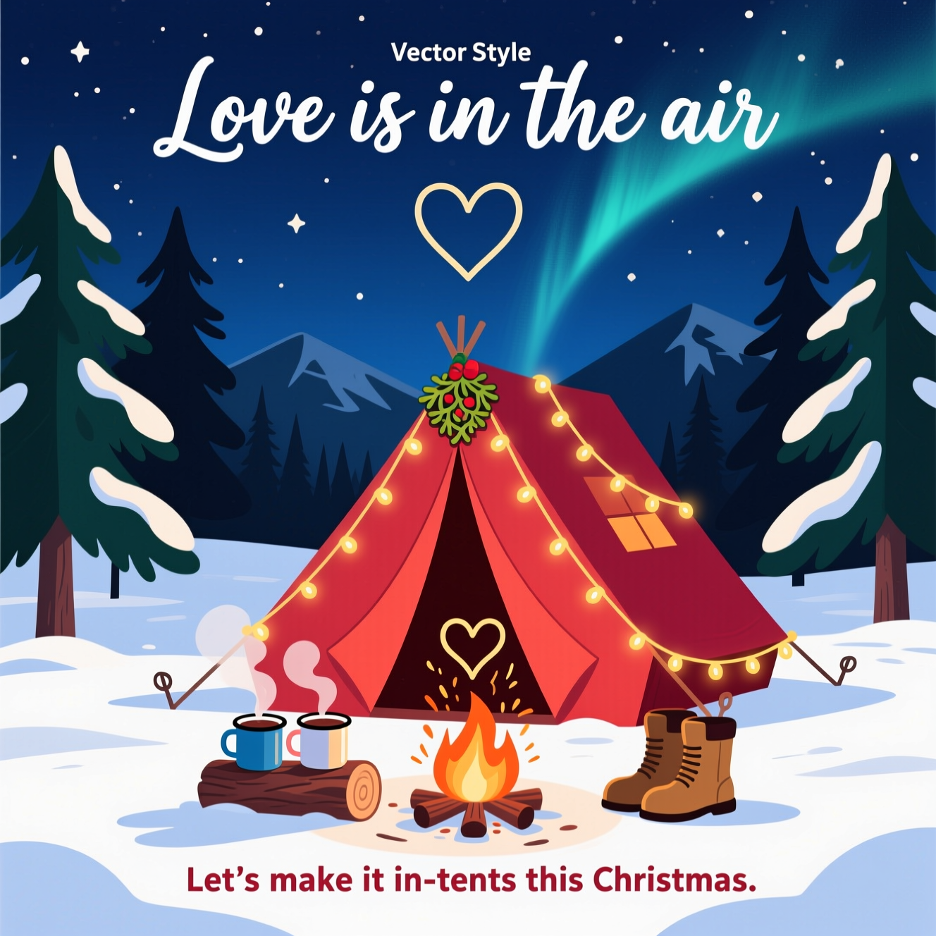 Camping, and Christmas Card