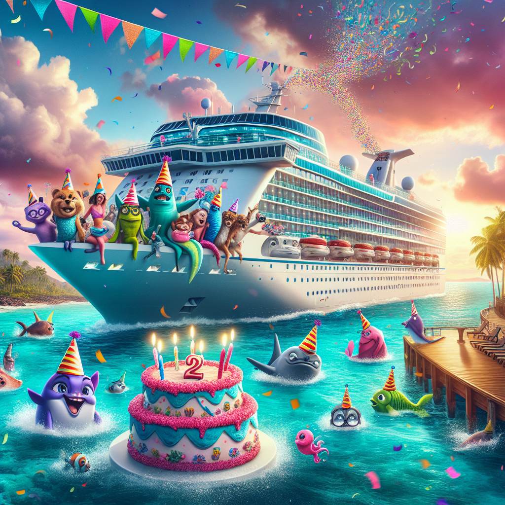 Caribbean cruise Birthday Card