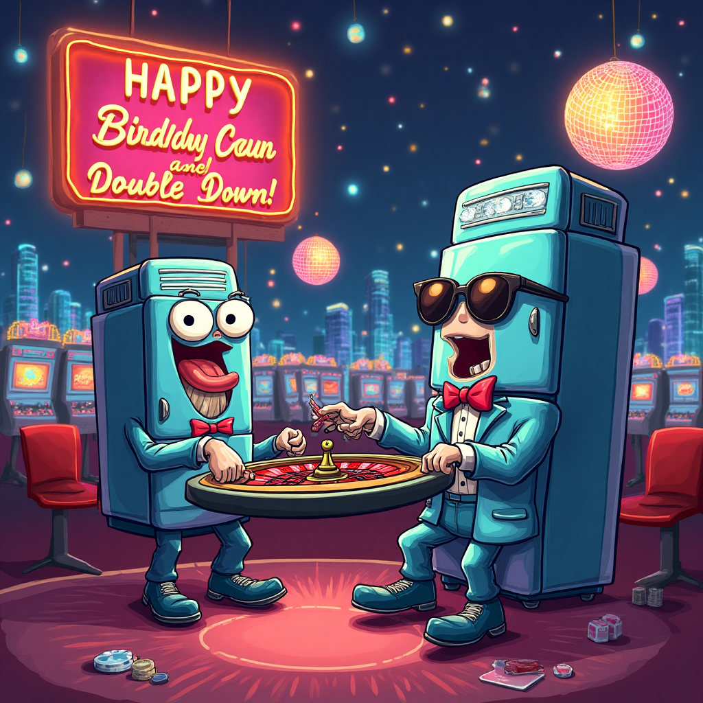 Hvac, Refrigeration, Casino, and Birthday Card