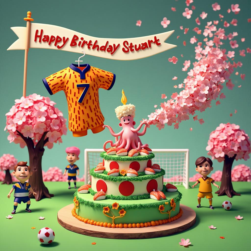 Japan football shirt Birthday Card