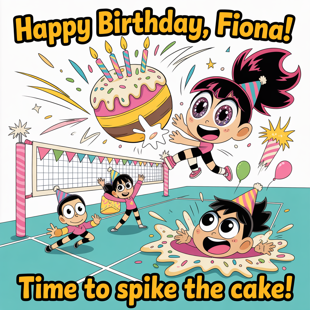 Anime, Birthday, Volleyball, and Birthday Card