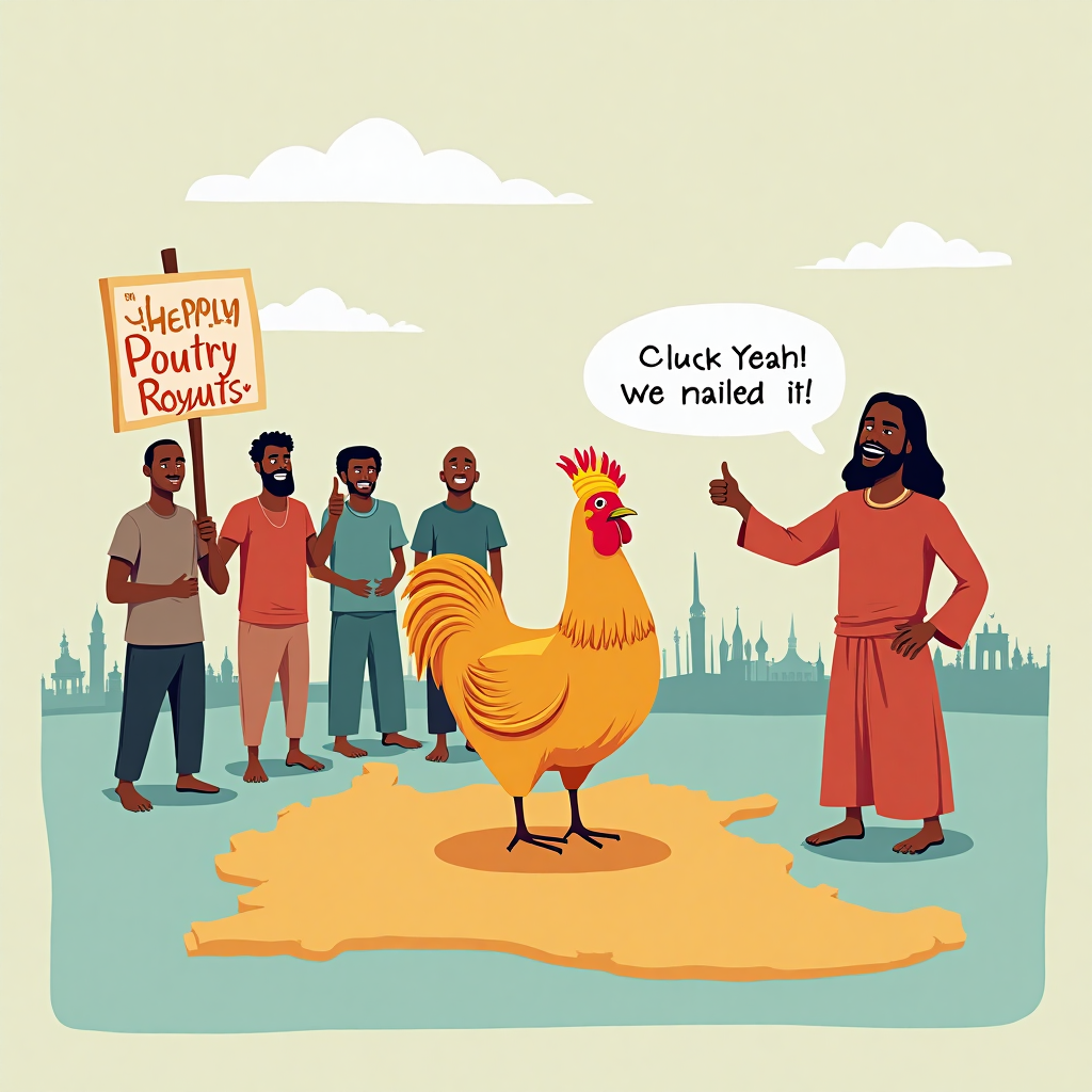 Latvia the country, Chicken, Divacup!, Nigerian men, Jesus, and Thank-you Card