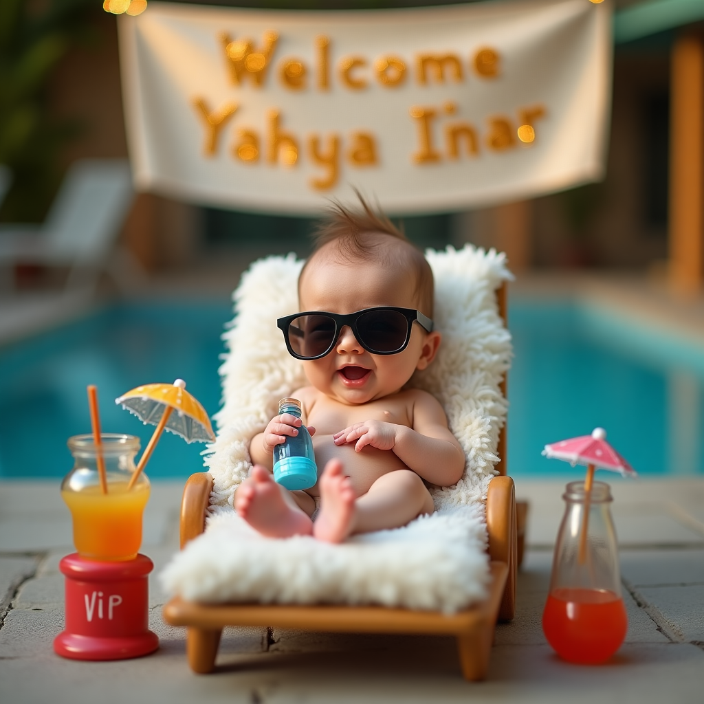 Welcome Yahya Çınar New-baby Card