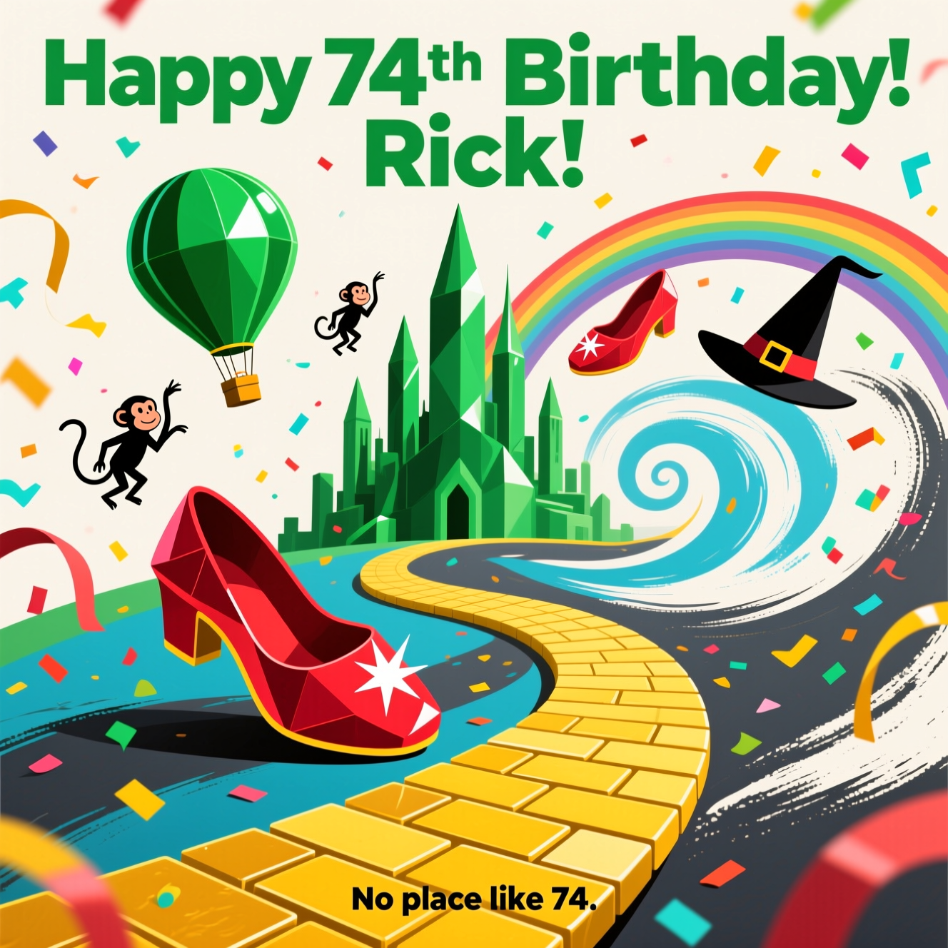 Wizard of Oz, and Birthday Card