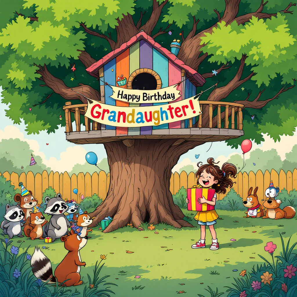 Granddaughter Birthday Card