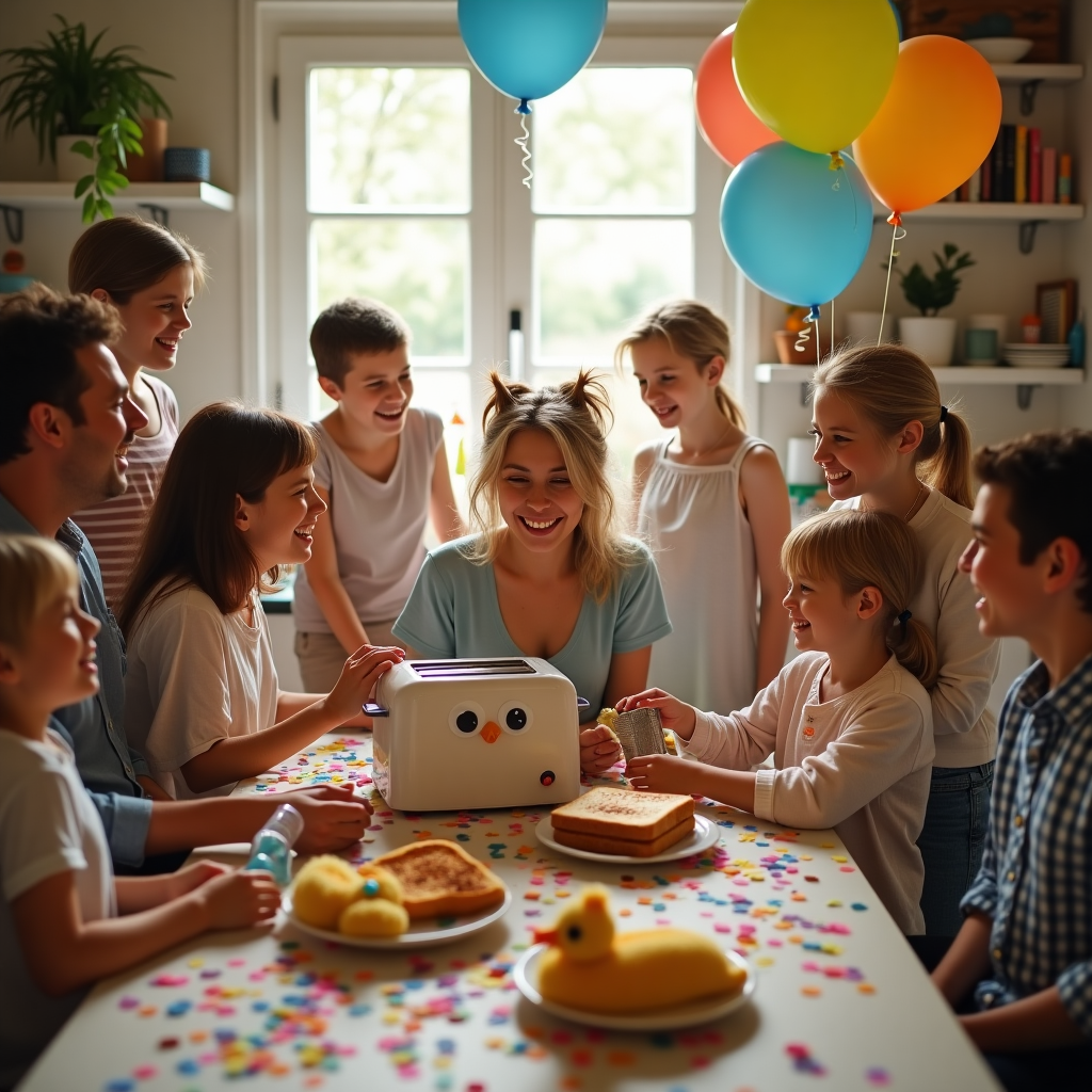 Family, Products, and Friends Birthday Card