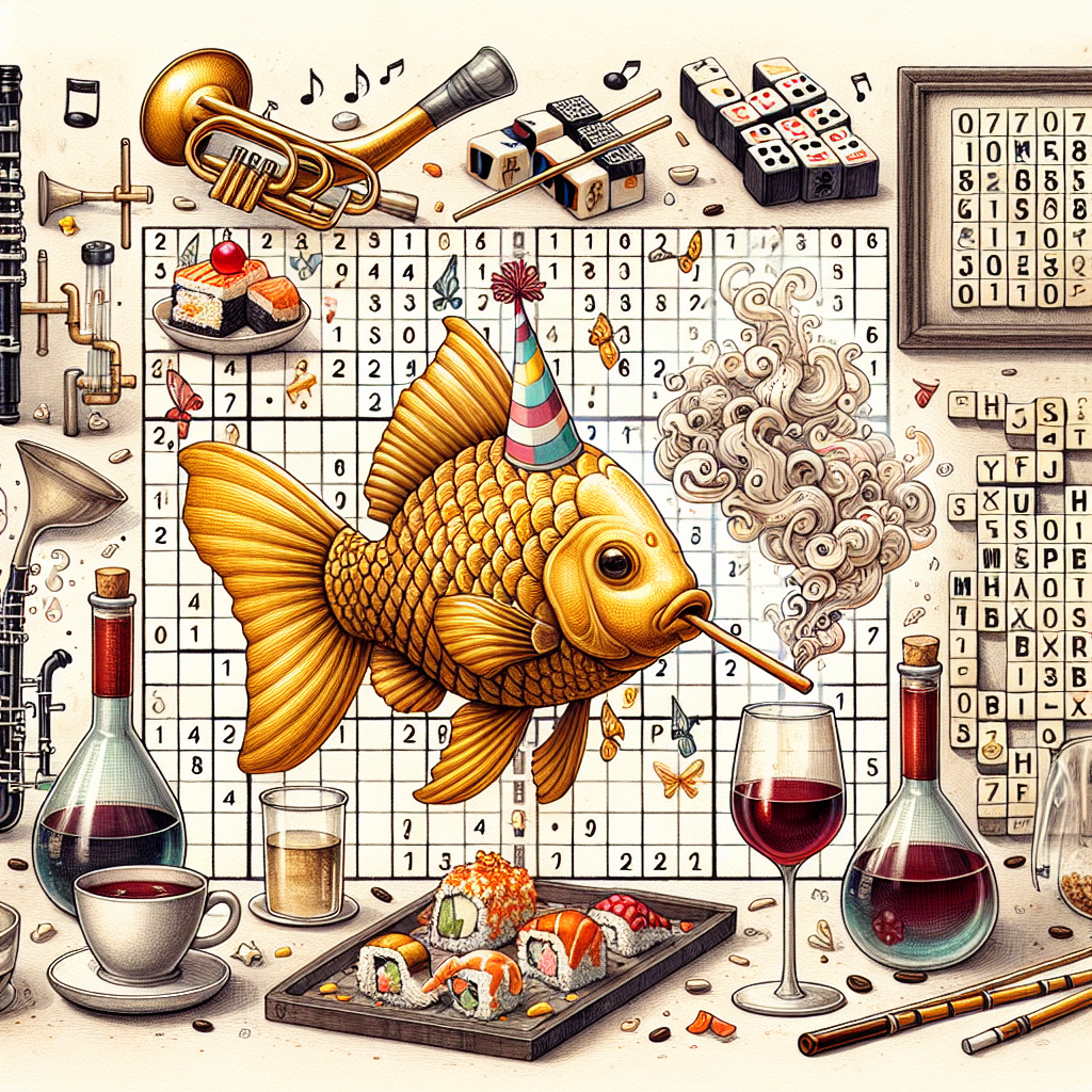 Magikarp, sudoku, clarinet, wine, sushi, chemistry, korean food, coffee, mahjong, musicals Birthday Card