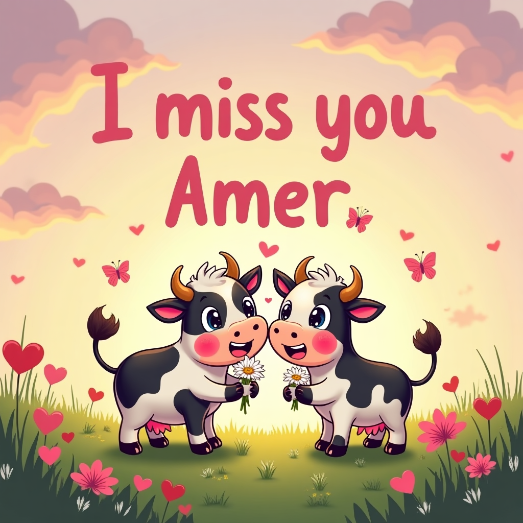 Love, Cows, Hugs, Romance, and Valentines-day Card
