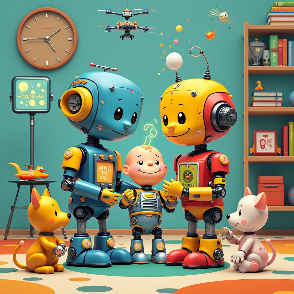 Robots New-baby Card