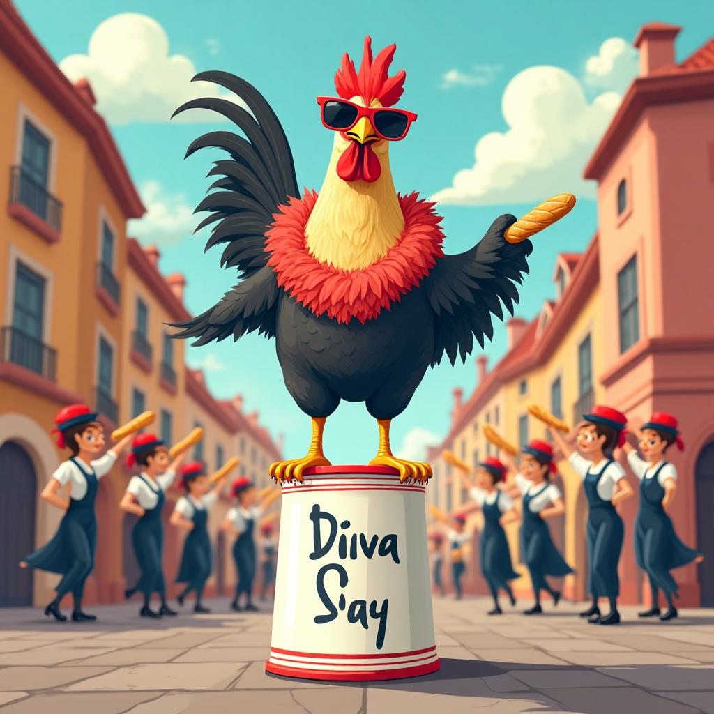 Latvia, Chicken, Diva Cup, French Dancing, and Thank-you Card