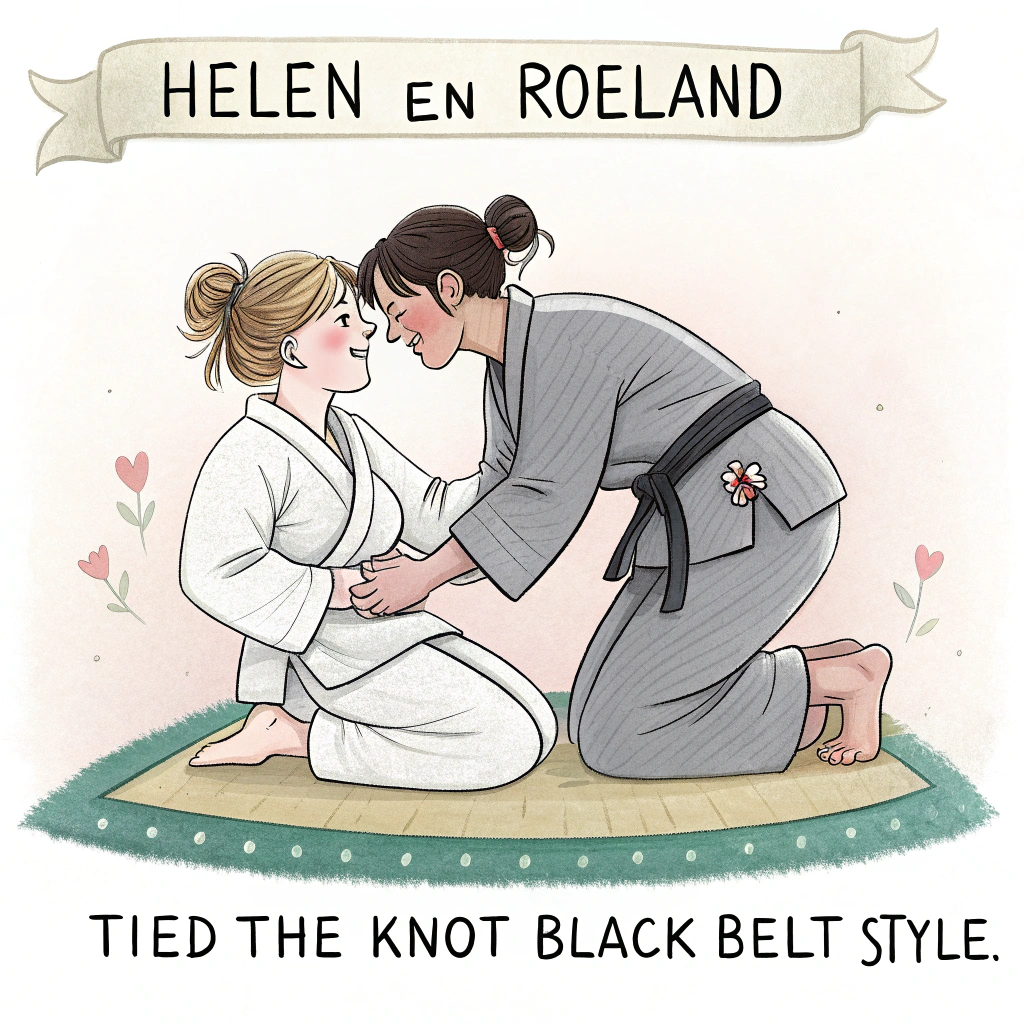 Judo, and Wedding Card
