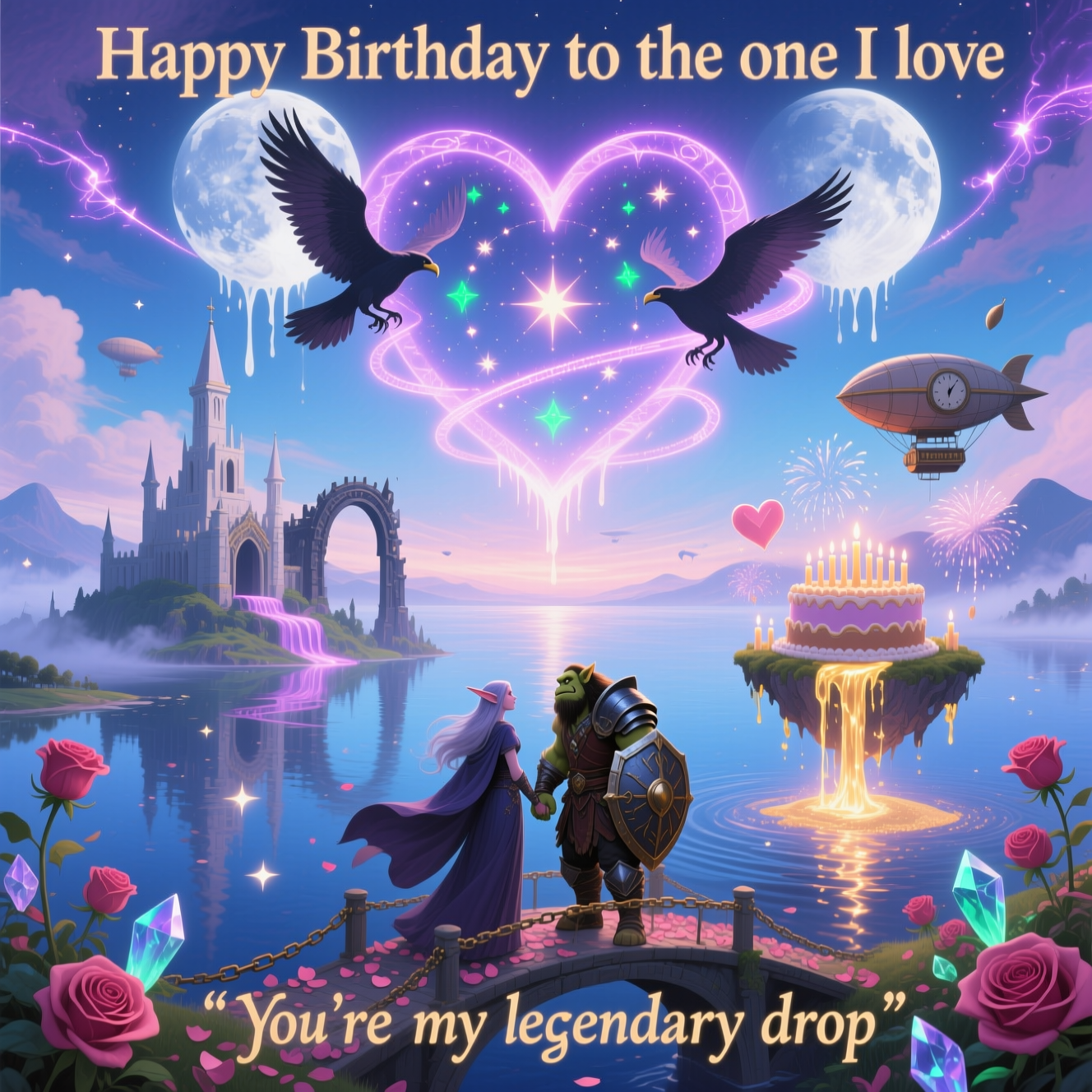 World of warcraft, and Birthday Card