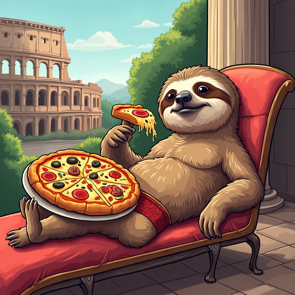 Sloth, Pizza, Sexy underwear, Rome, and Birthday Card