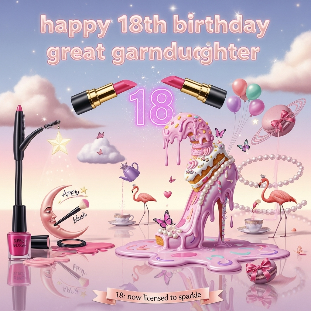 Girlie , and Birthday Card