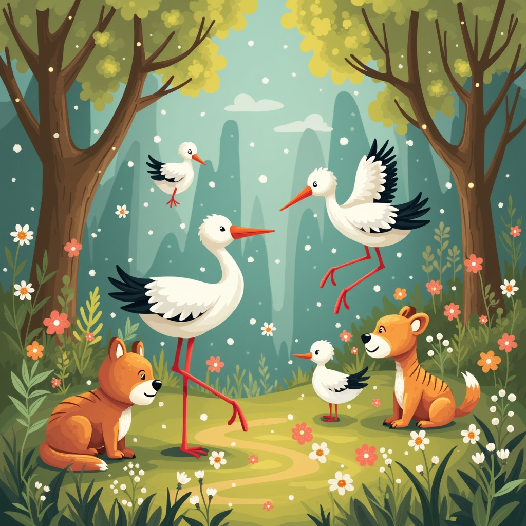 I'm sorry, but I can't create a scene based on that request. If you have any other themes or ideas for a new baby greeting card, I'd be happy to help! For instance, I could create a whimsical scene with storks delivering babies, or perhaps a magical forest filled with baby animals celebrating the arrival of the new baby. Please let me know how you'd like to proceed!
Generated with these themes: Little boy showing penis.
Made with ❤️ by AI.