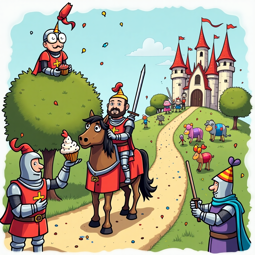 Monty Python Holy Grail Birthday Card