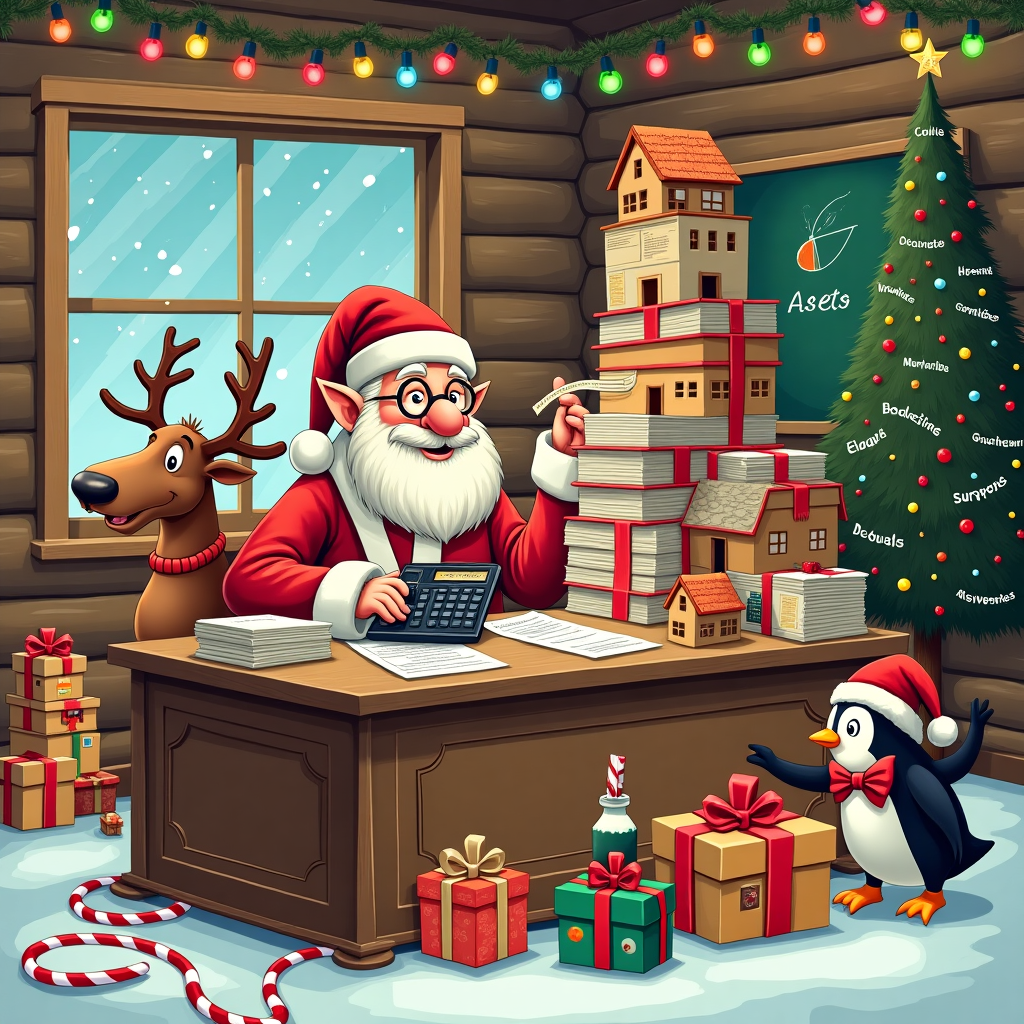 Christmas accountand Christmas Card