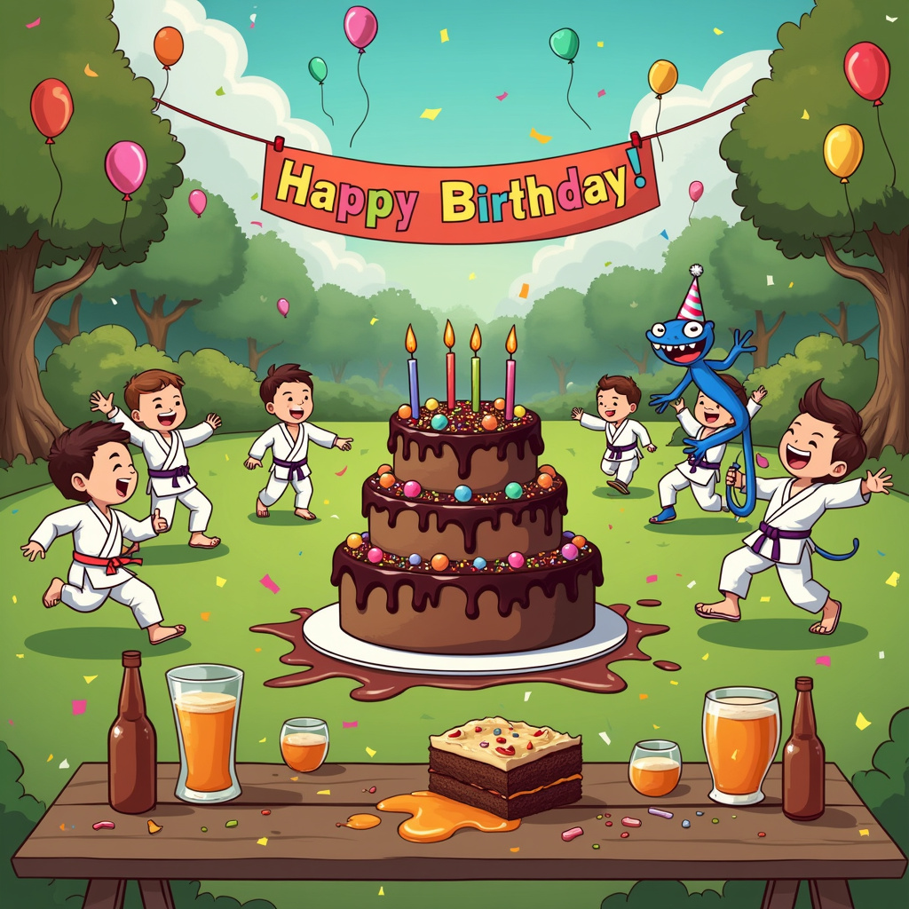 Blue-Tongued Skink Birthday Cards