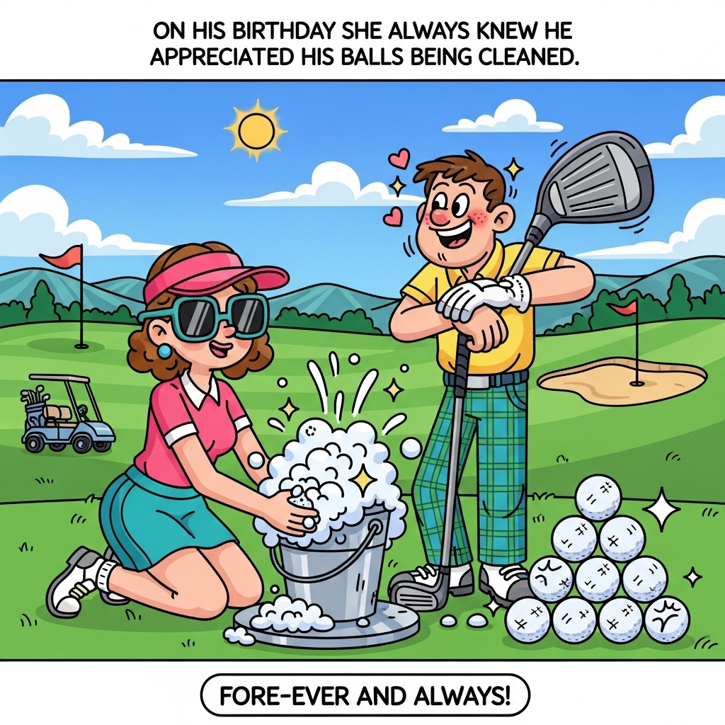 Golf, and Anniversary Card