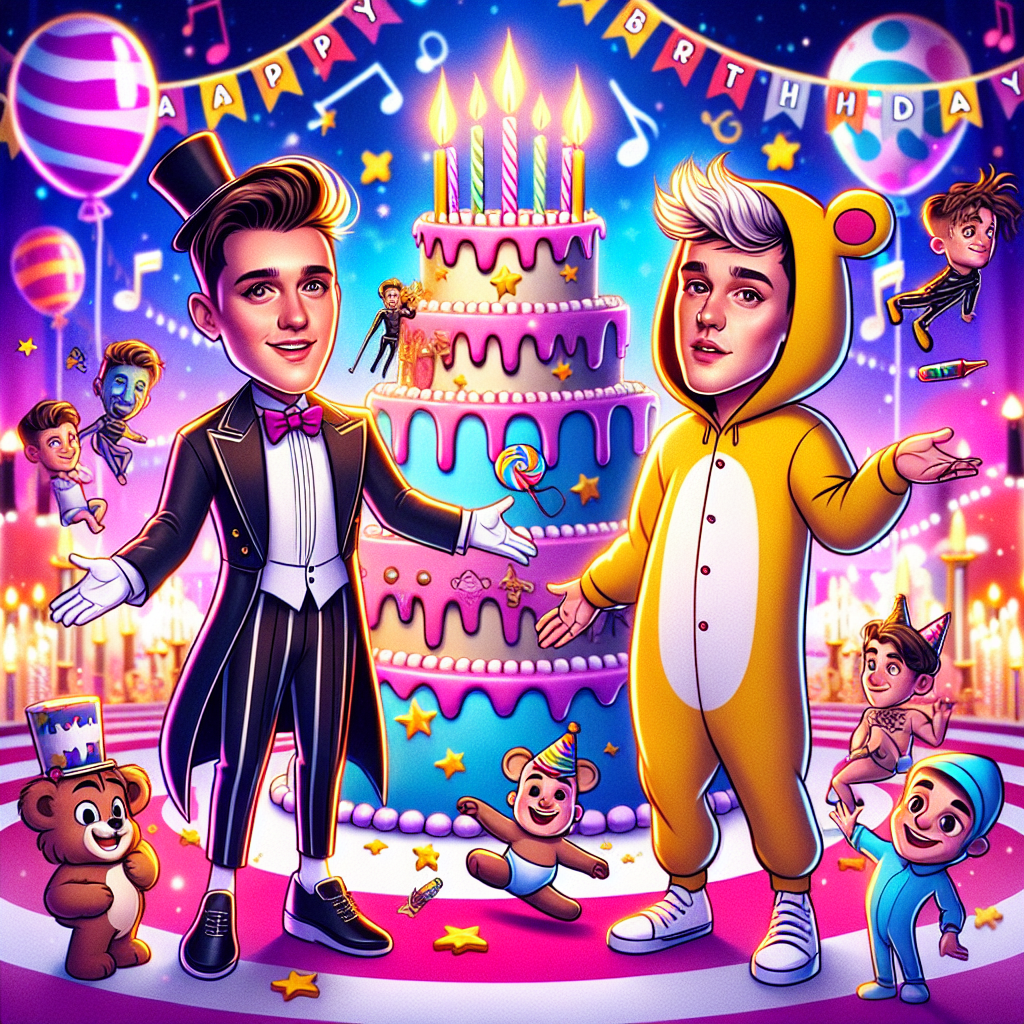 David essex, and Donny osmond Birthday Card