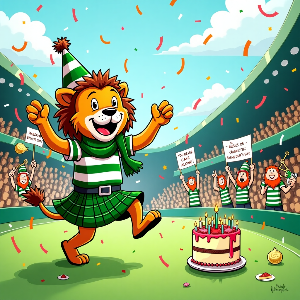 Celtic Fc Birthday Card