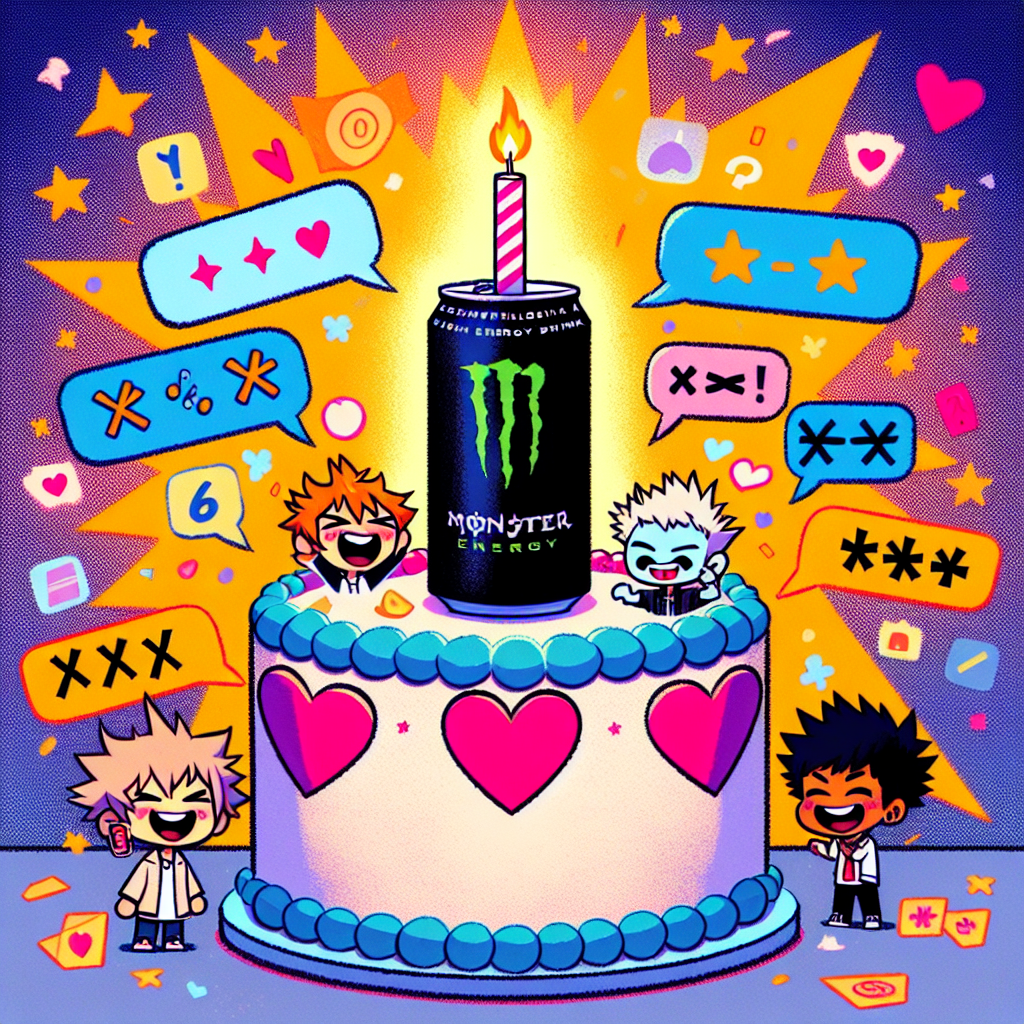 Tinder, Swearing, and Redbull Birthday Card