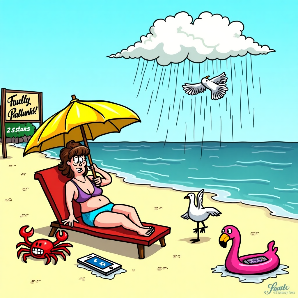 On holiday Sympathy Card