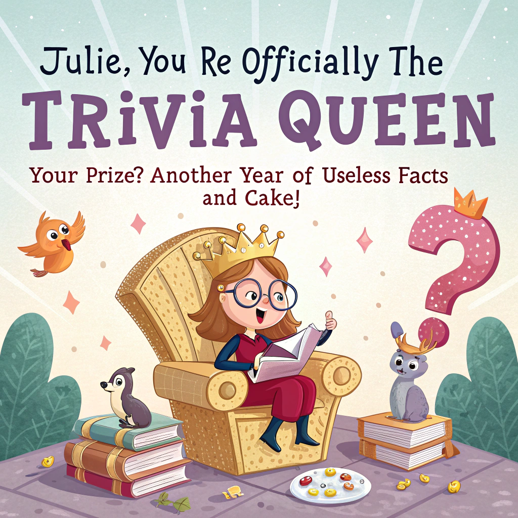 Trivia contests Birthday Card