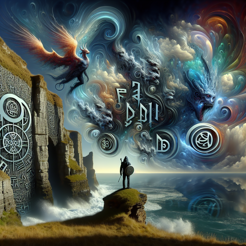 Morgan, Cryptography , Pembrokeshire, and In the style of iron maiden artwork Birthday Card