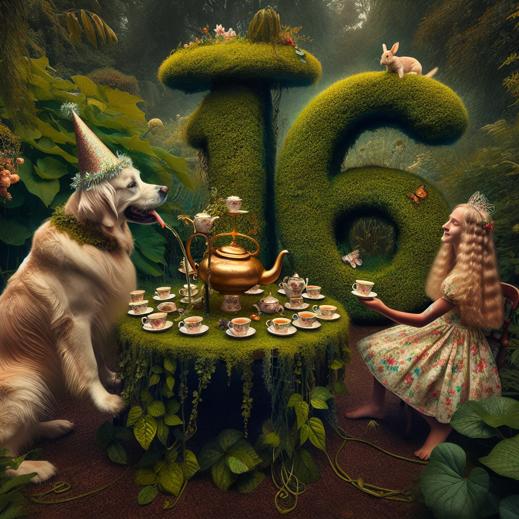 16 years old birthday, Golden retriever , Plants, Niece, Tea party, and Olivia Birthday Card