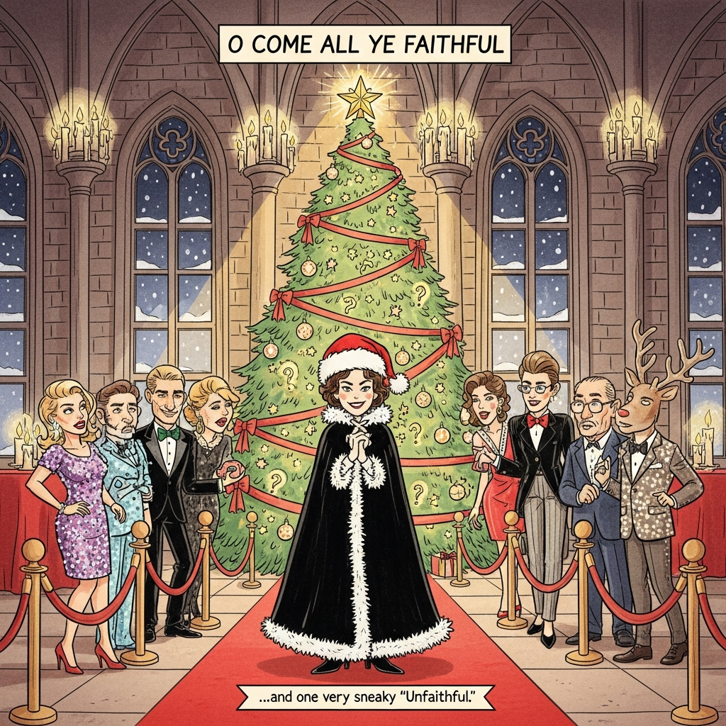 Celebrity traitors, and Christmas Card