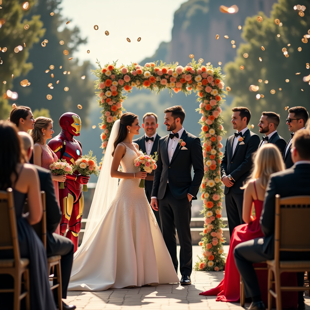 Marvel wedding Wedding Card