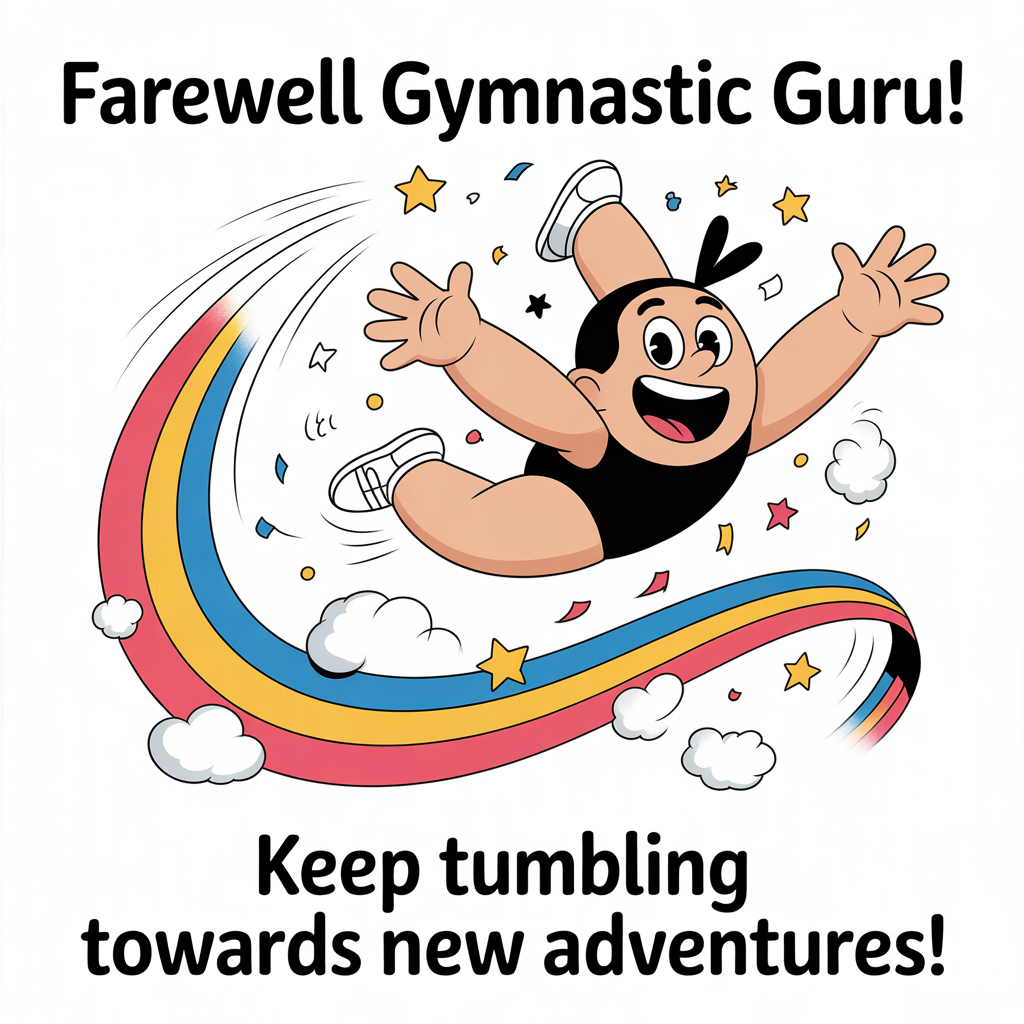 Gymnastics, and Farewell Card
