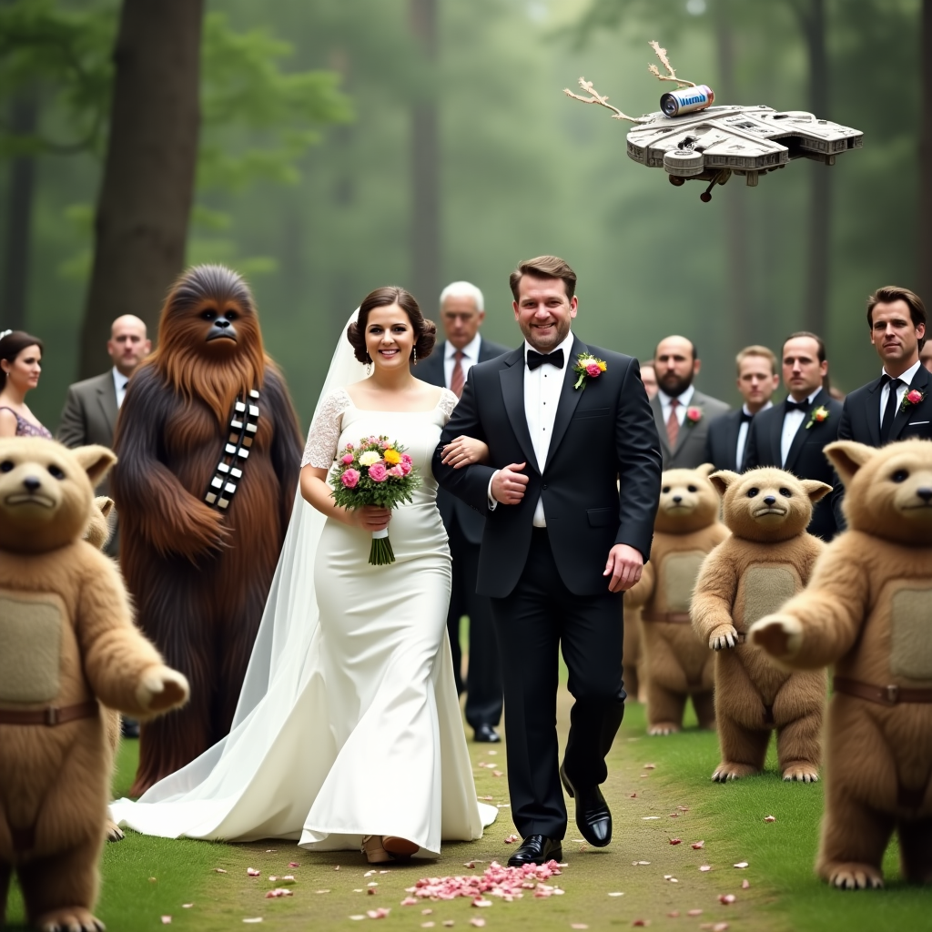 Star wars Wedding Card