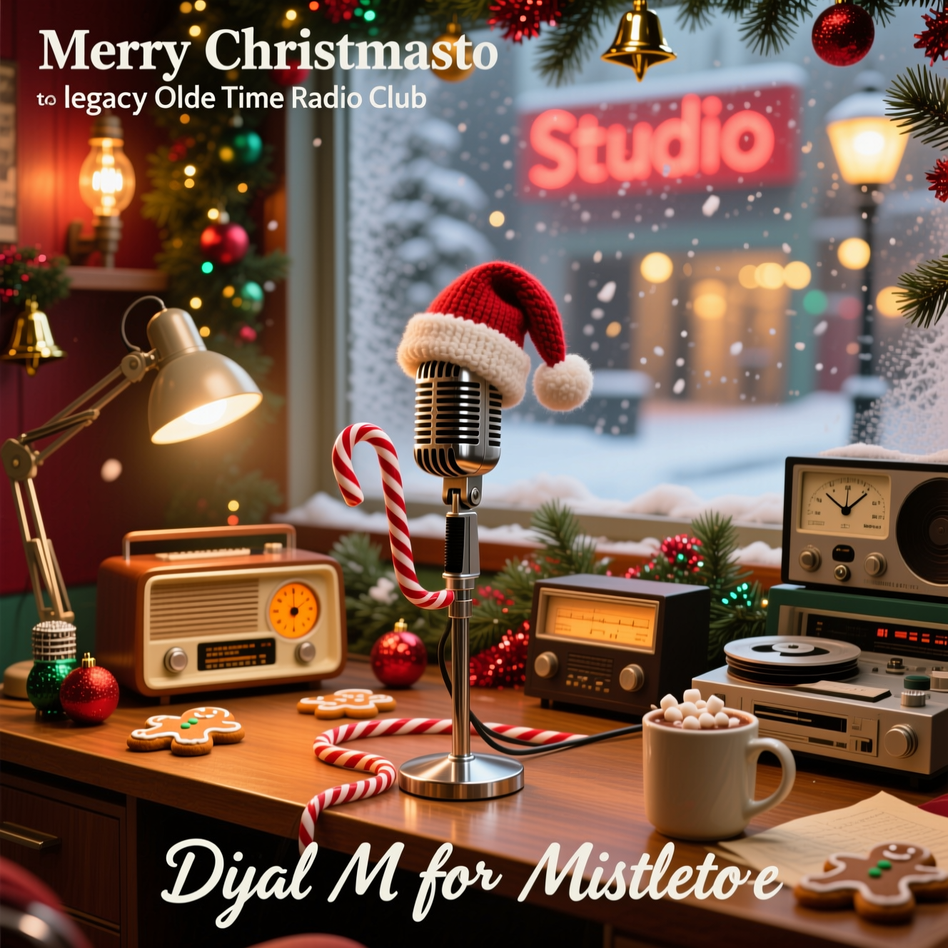 Retro 1950s radio shows, and Christmas Card