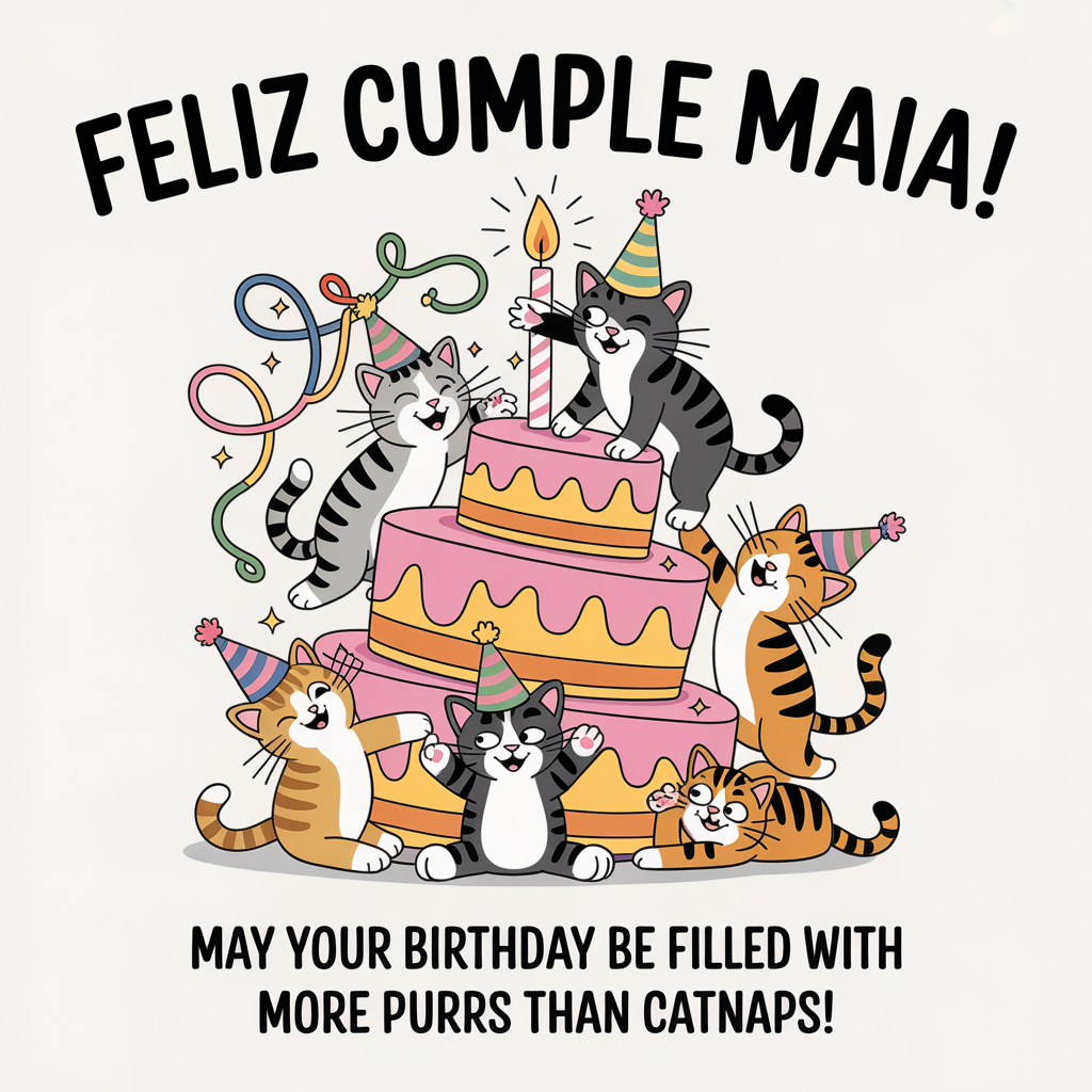 Cats, and Birthday Card