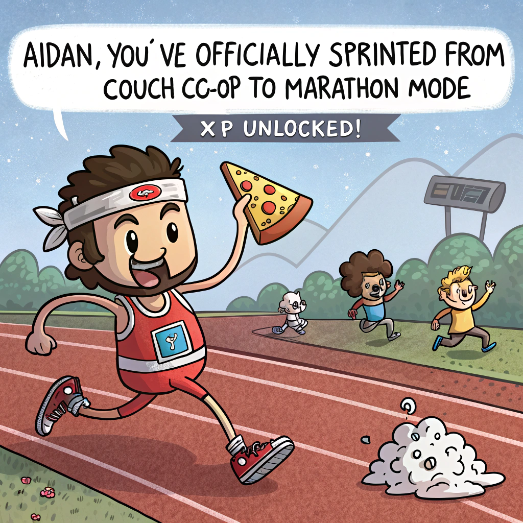 Marathon, Good luck, Gaming, and Congratulations Card