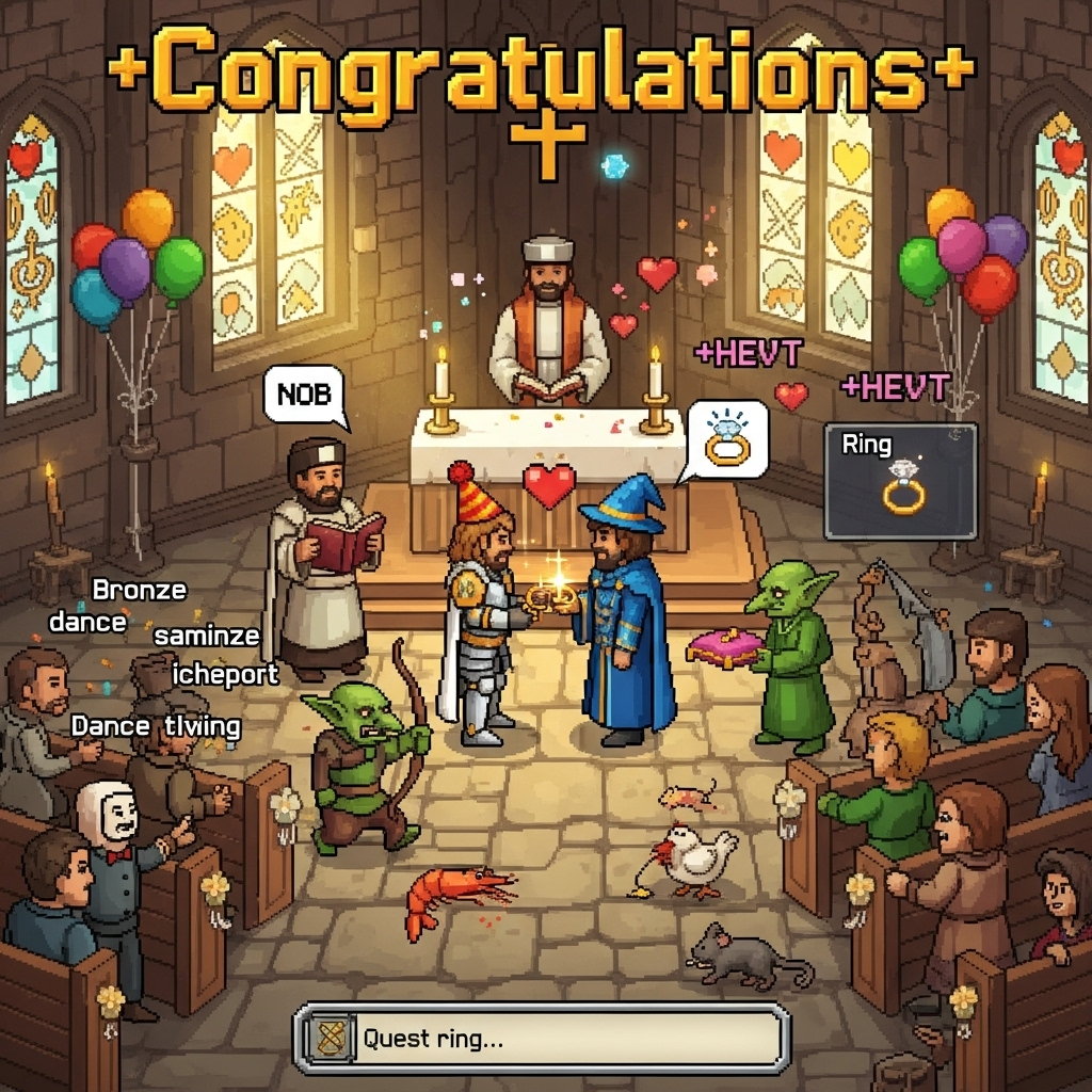 RuneScape, and Wedding Card