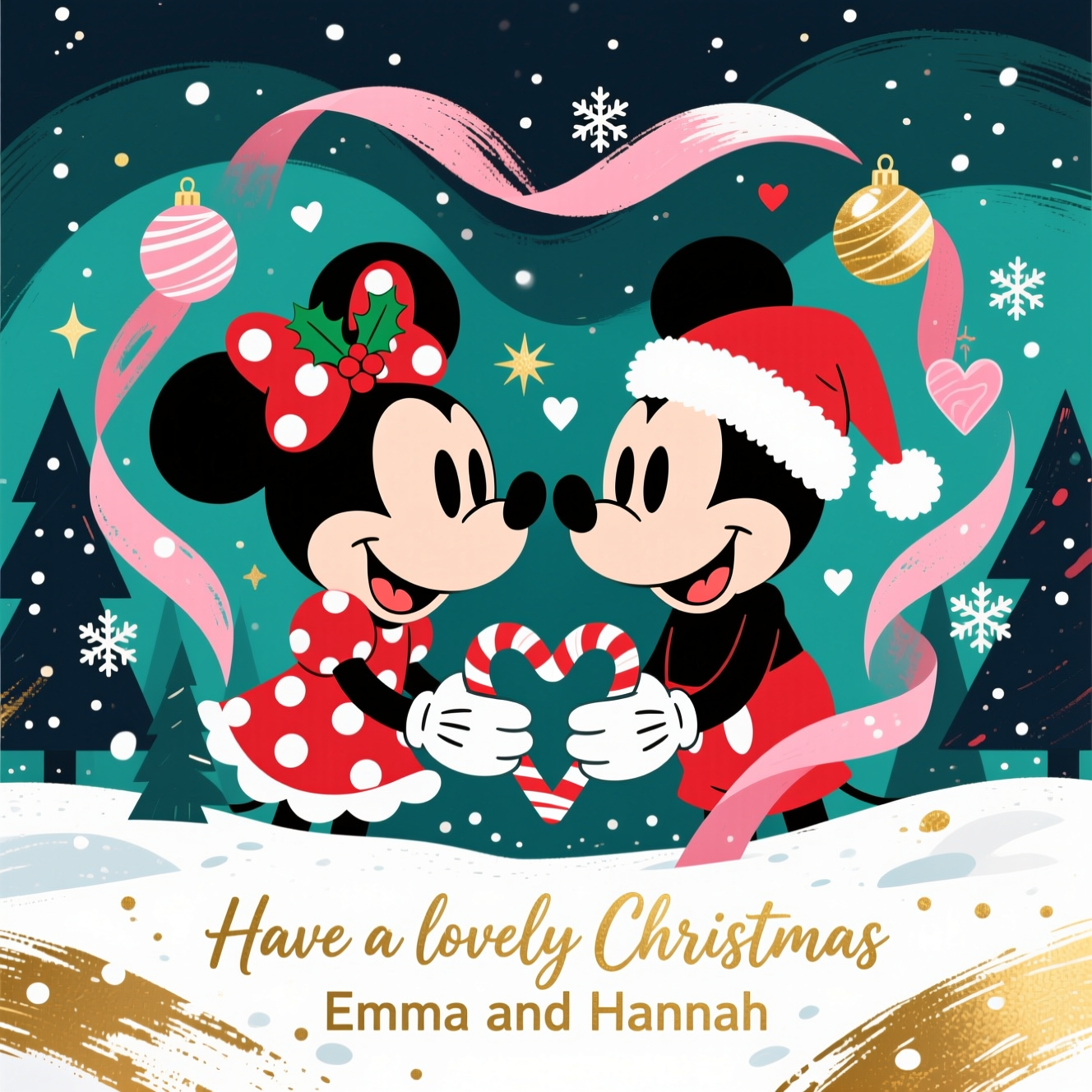 Generated christmas card