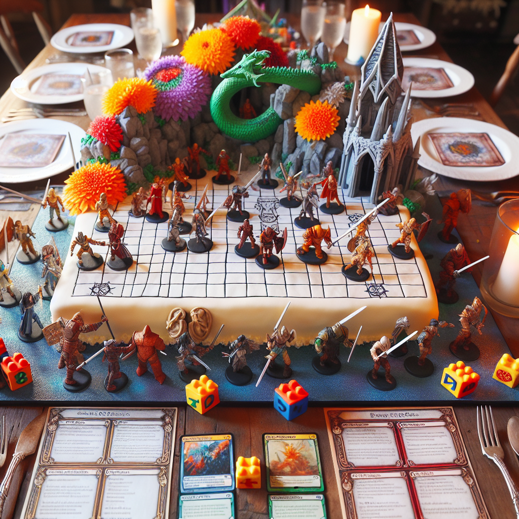 Dungeons & Dragons, Warhammer , Lego, and Trading card games Birthday Card