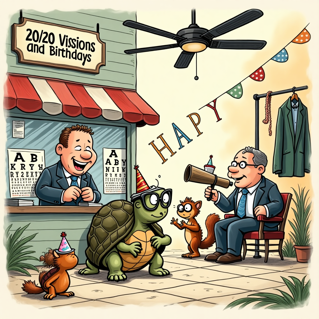 Optician Birthday Card