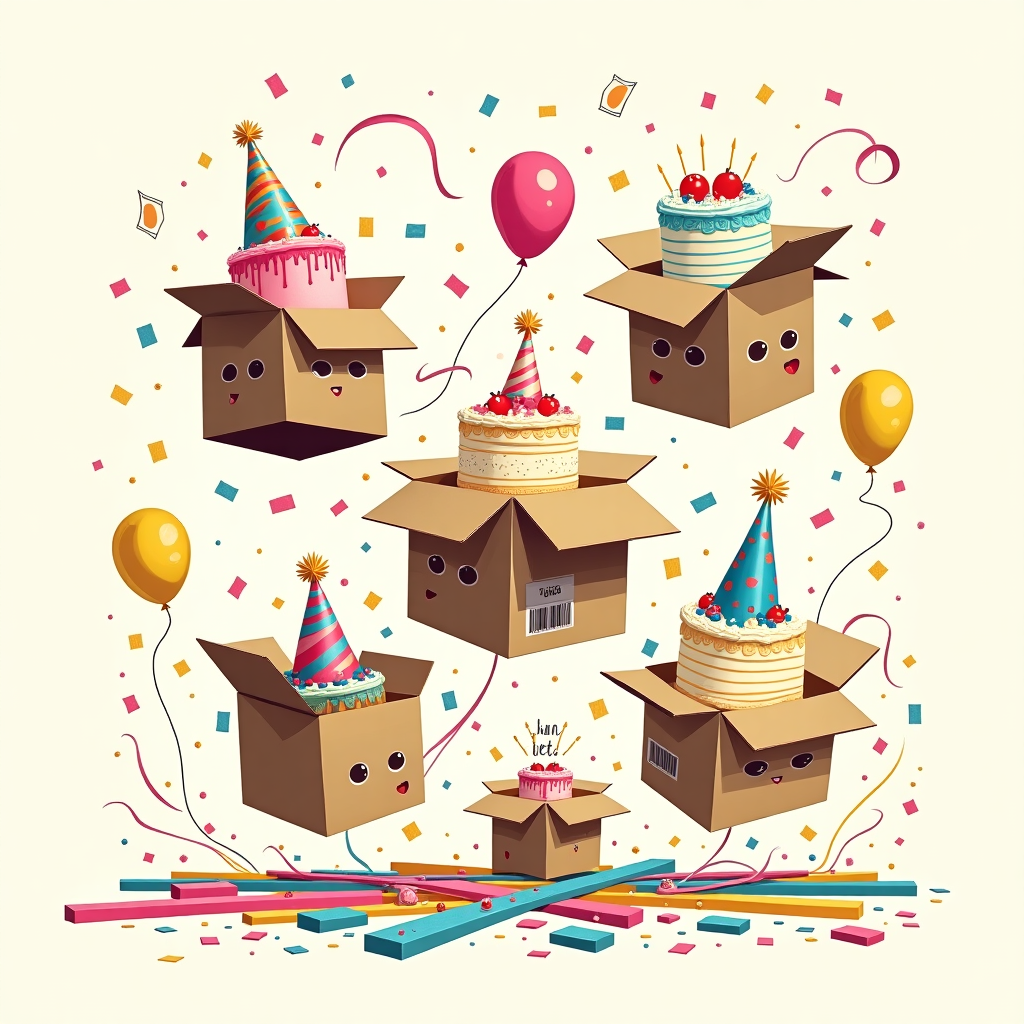 Boxten Birthday Card