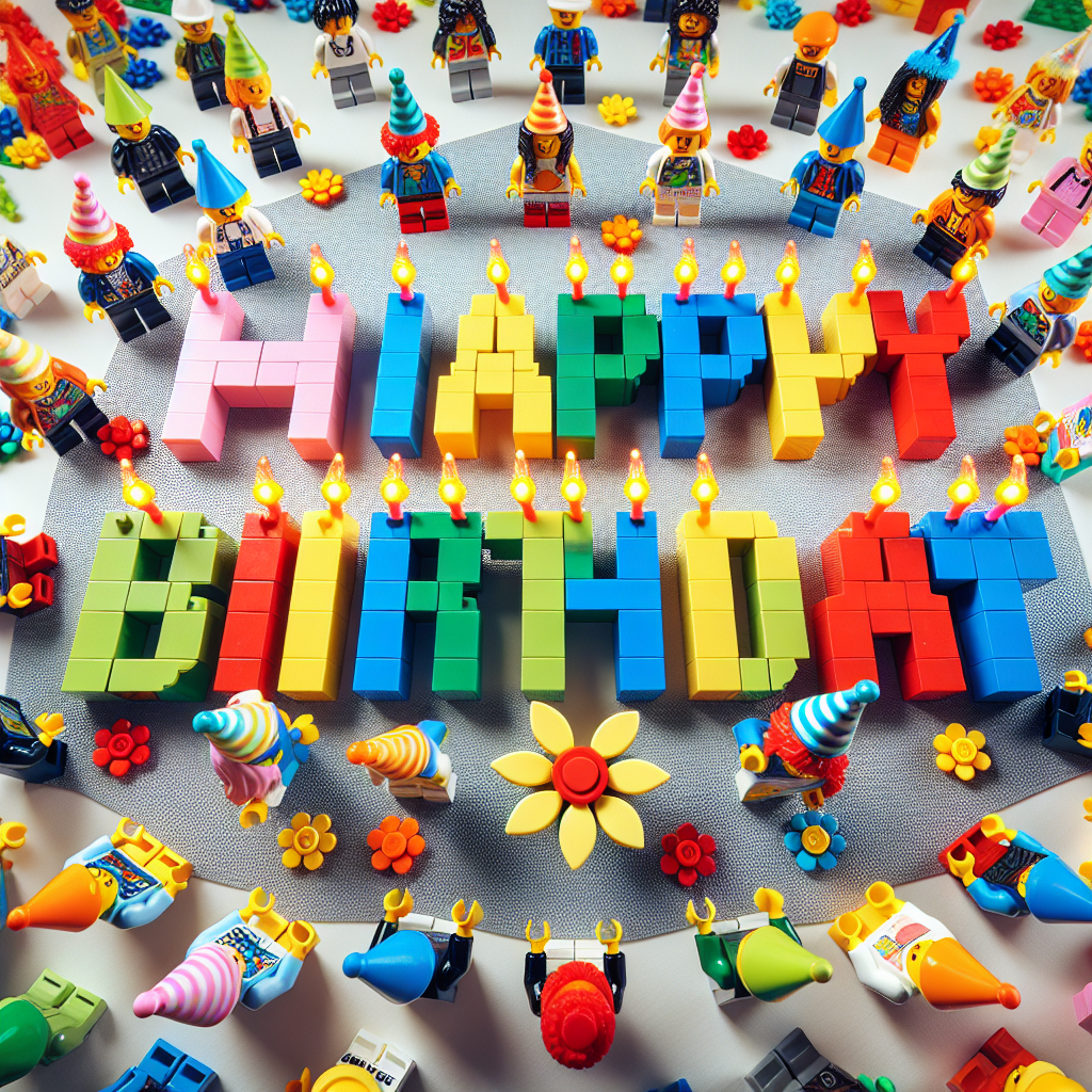 Lego Birthday Card